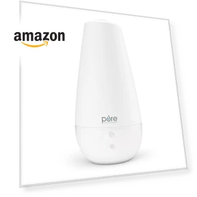 3-in-1 Cool Mist Humidifier, Essential Oil Diffuser & Mood Light — Air Moisturizers, Pure Enrichment