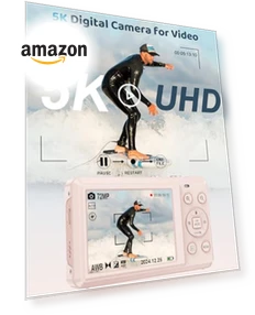 5K Digital Camera — Compact Digital Cameras, Ruwaqart
