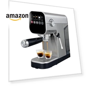 Compact Espresso Coffee Machine with Milk Frother — Coffee & Espresso Combos, ChefAidPower