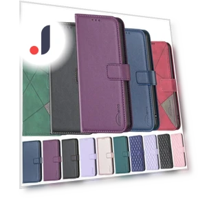 Leather Wallet Phone Cover — Flip Cases, WHOP-A1