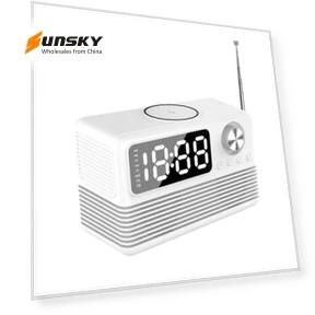 LED Bluetooth Speaker Alarm Clock — Portable Audio