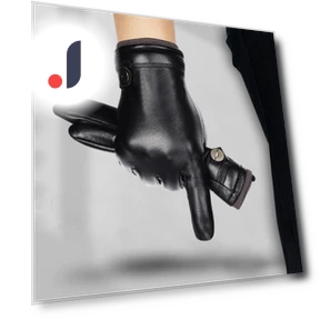 Men's Warm Leather Gloves with Touchscreen — Cold Weather Gloves, Millioner
