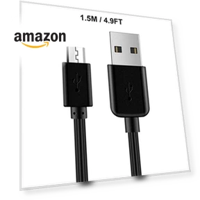 Micro USB Wall Charger with 5ft Power Cord — Charging Solutions, Dericam