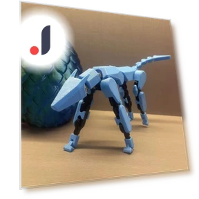 Movable Multi-Jointed Robot Dog — Educational, Treasure Hom