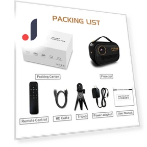 P16 Android 9.0 Smart Pocket 3D 4K Mini Projector — Home Theater Projectors, Vivicine