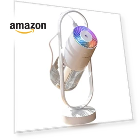 Portable Mini Humidifier with LED Lights — Air Moisturizers, fuliying