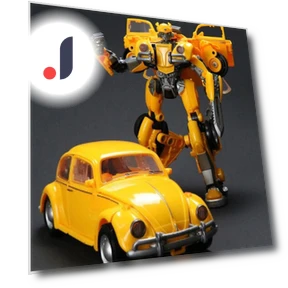 Robot-Car Wasp Transforming Toy Set — Toy Vehicles, Global Finds