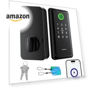 Smart Door Handle Lock with Keypad — Smart Home Security, Evanshow