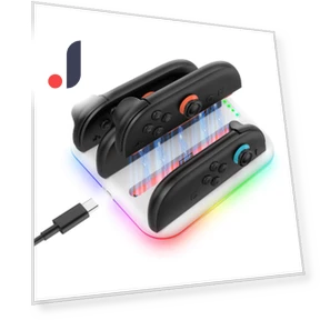 Switch 2 Controller Charging Dock Station — Power Solutions, SAMURAI STYLE