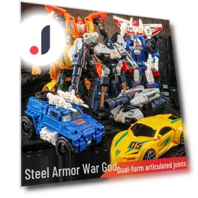 Transforming Car and Robot Mecha Toy — Interactive Figures & Robots, Super Go