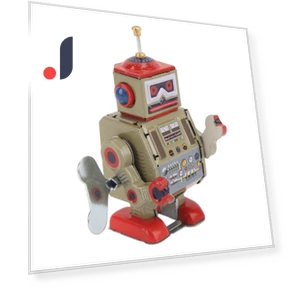 Vintage Wind-Up Walking Robot Toy — Wind-up Toys, Sport2ZY