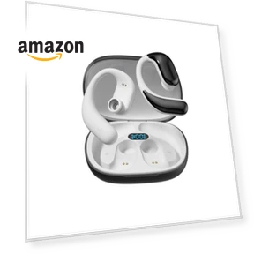 Wireless Headset with LED Display — Over-Ear Headphones, OOYY