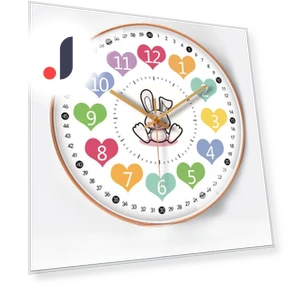 12-inch Automatic Synchronization Radio Wall Clock — Clocks, Window glass film