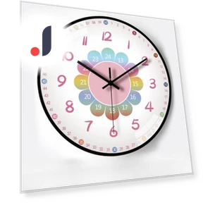12-inch Automatic Synchronization Radio Wall Clock — Clocks, Window glass film