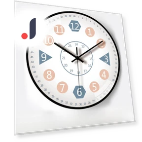 12-inch Automatic Synchronization Radio Wall Clock — Clocks, Window glass film