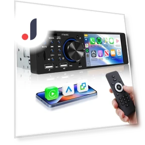 1DIN Car Stereo with Bluetooth Support — Stereo Receivers, Hodozzy