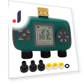 3-Way Watering Timer with Brass Port — Controllers, Vestidos