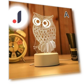 3D Visual LED Night Light — Creative Lighting Solutions, lansoon trade