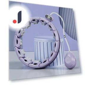 Adjustable Weighted Hula Hoop with Smart Massage — Kids Fitness, Zoomer