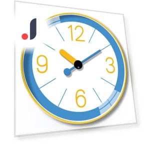 Automatic Radio Clock — Clock, Window glass film