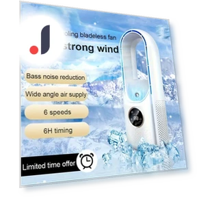 Bladeless Fan with Mist Spray — Portable USB Fans, Darling Home