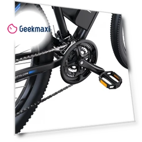Electric Bike with Rear Rack — Motors, DUOTTS