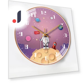 Creative Space Automatic Radio Clock with Timer — Clocks, Window glass film