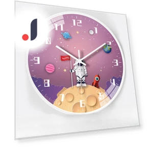 Creative Space Automatic Time Radio Clock — Clocks, Window glass film