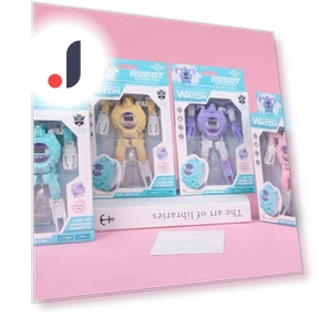 Creative Transforming Watch & Robot Toy — Educational Timepieces, Super Go