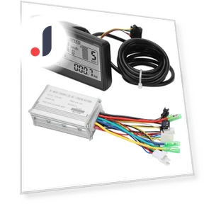 Electric Bike Brushless Motor Controller Kit with LCD866 Display Panel — Motors, Sport2ZY