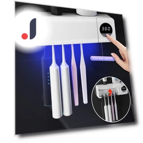 Electric Toothbrush Sterilizer with 4 Slots — Travel Toothbrush Holders, Yeet5yeng