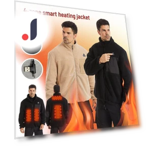 Exclusive Winter Smart Fleece Jacket with Heating — Fleece, BigSopping