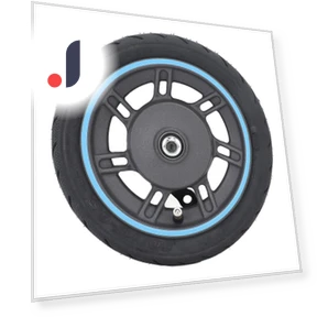 Explosion-Proof Front Wheel Assembly — Scooter Tires & Accessories, ZY-Sport-N