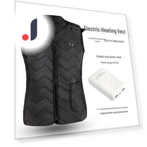 Heated Vest with Smart Rechargeable Electric Shoulder Pad — Vests, BigSopping