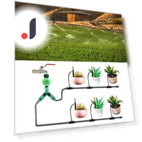 Mechanical Watering Timer — Automatic Irrigation, Three Body