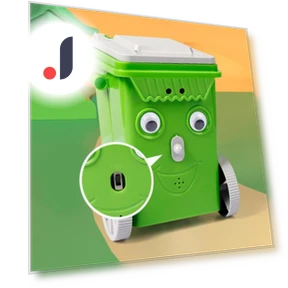 Mini Desktop Cleaner Robot — Interactive Figures & Robots, Kitty Cat House