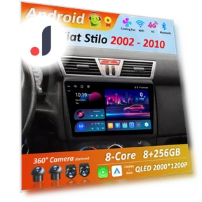 Multimedia Android Player for Fiat Stilo 2002-2010 — Stereo Receivers, AutoSphere