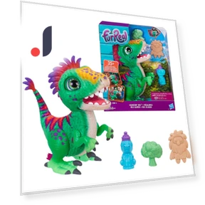Munching Rex Plush Dinosaur Toy — Interactive, Hasbro