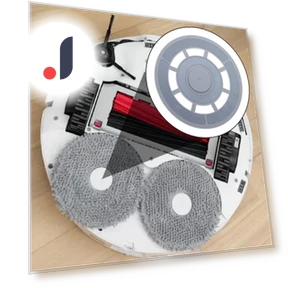 Self-Cleaning Robot Vacuum Mop Bracket Holder — Smart Cleaning Robots, Three Body