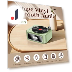 Tiny Retro Bluetooth Speaker — Portable Sound Systems, Precious Stones