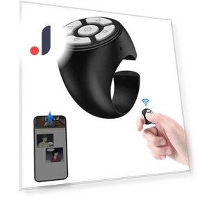 Wireless Bluetooth Media Control Button — Remote Controls, OIUnxmhy45
