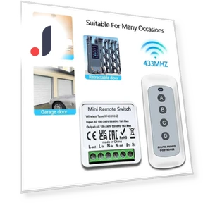 Wireless RF Light Switch — Ceiling Fan Wall Controls, SaiMili Light