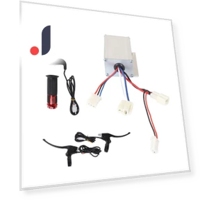 12V 250W Brushed Aluminum 3-Wire Controller Kit — Brake Controls, Beauty1