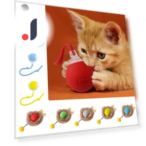 Automatic Self-Rolling Smart Cat Toys — Cat Playthings, shghaon