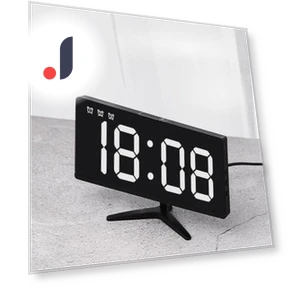 Creative LED Smart Digital Alarm Clock — Alarms & Clocks, Window glass film