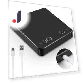 Digital Coffee Scale with Timer and USB Charging — Weight Management Tools, Various wearables