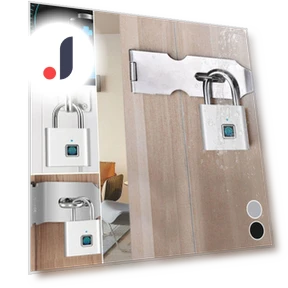 Portable Smart Fingerprint Padlock — Luggage Locks, weicheng