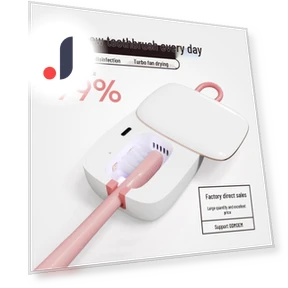 Portable UVC Toothbrush Sterilizer — Travel Toothbrush Holders, Deals Supermarket