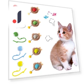 Rechargeable Smart Cat Toys Fast Rolling Self Moving Balls — Interactive Animal Companions, badgsh