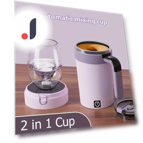 Smart Temperature Measuring Magnetic Mixing Cup — Beverage Warmers, happy10
